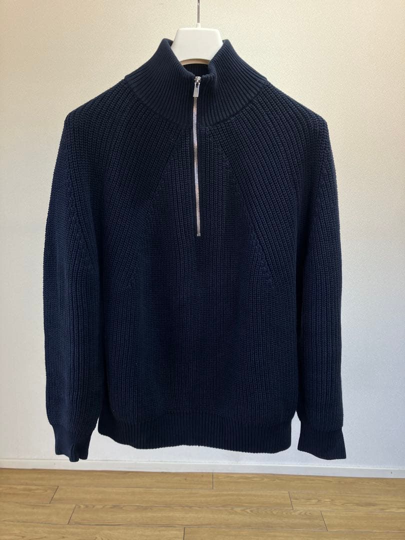 BATONER バトナー ハーフジップ ニット