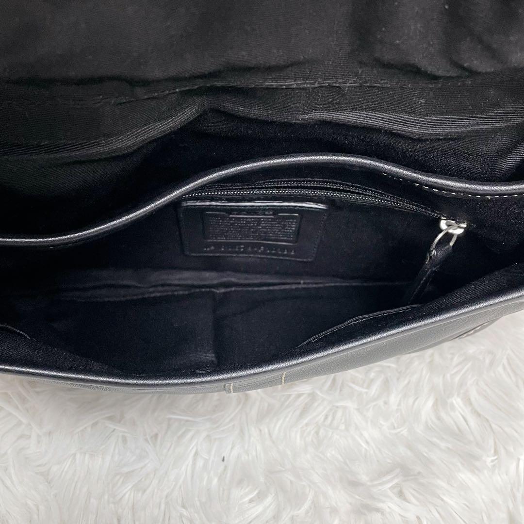 【超美品】COACH コーチ レザー ワンショルダー ソーホー ハーフムーン