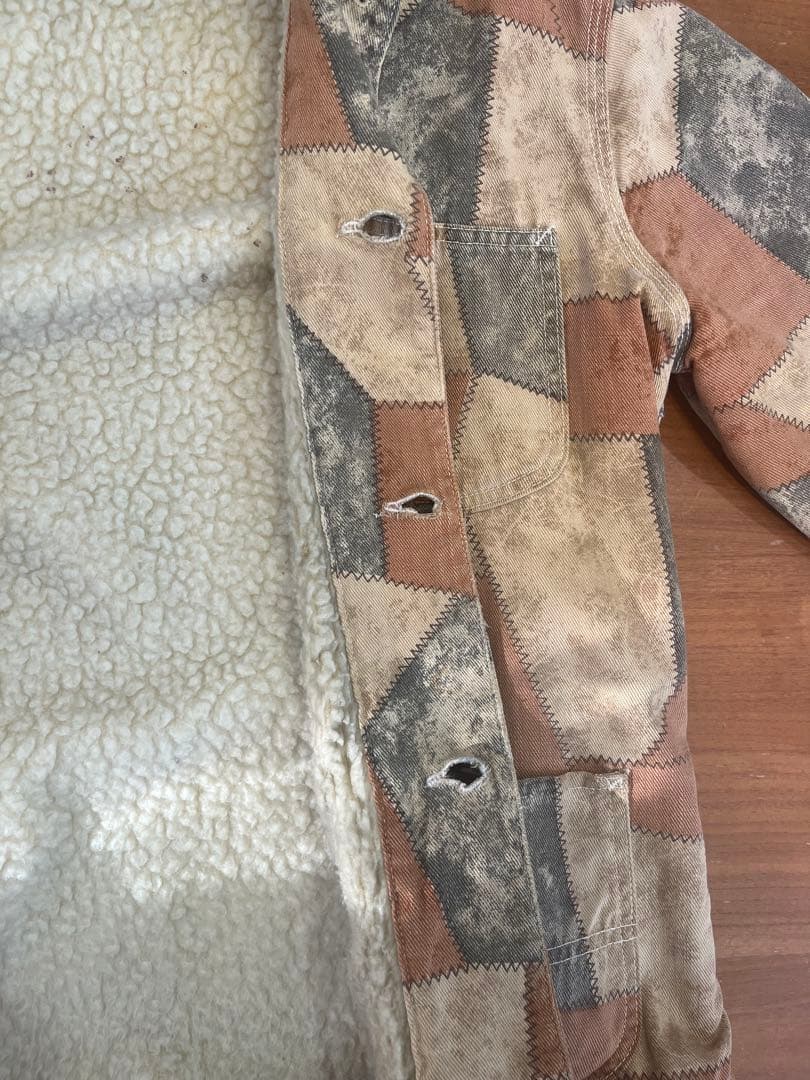 【値下げ中】70s Lee ヴィンテージ パッチワークボアジャケット