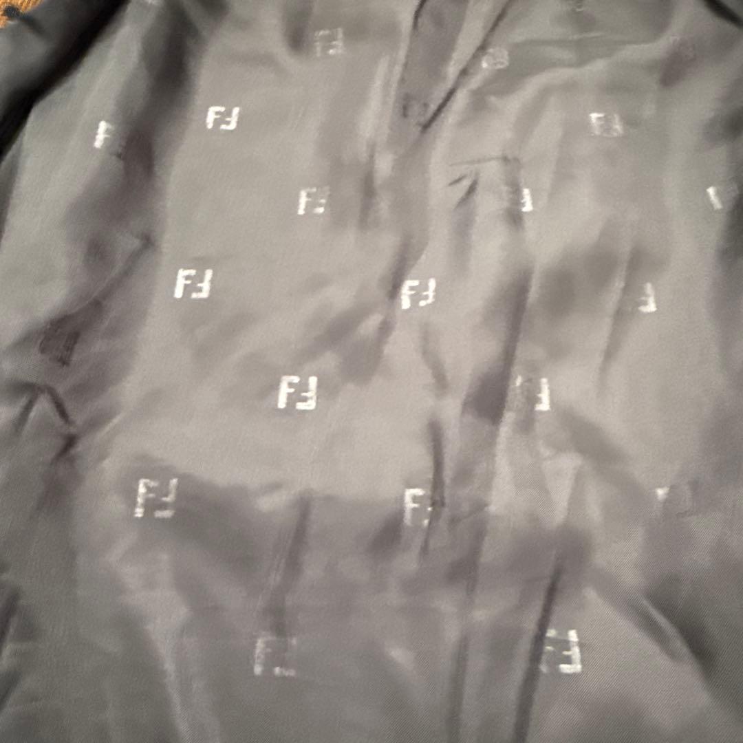 【極美品】FENDI ズッカ柄バックロゴジャケット