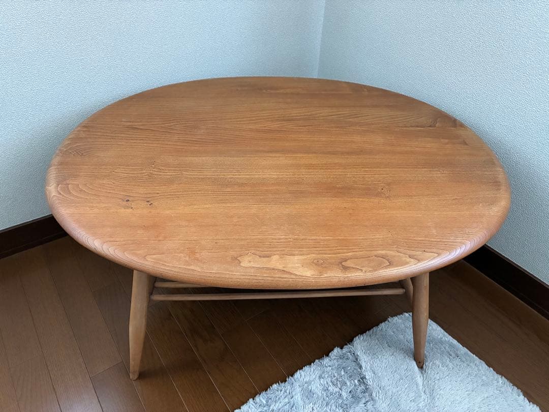 ercol アーコール　オーバル　コーヒーテーブル