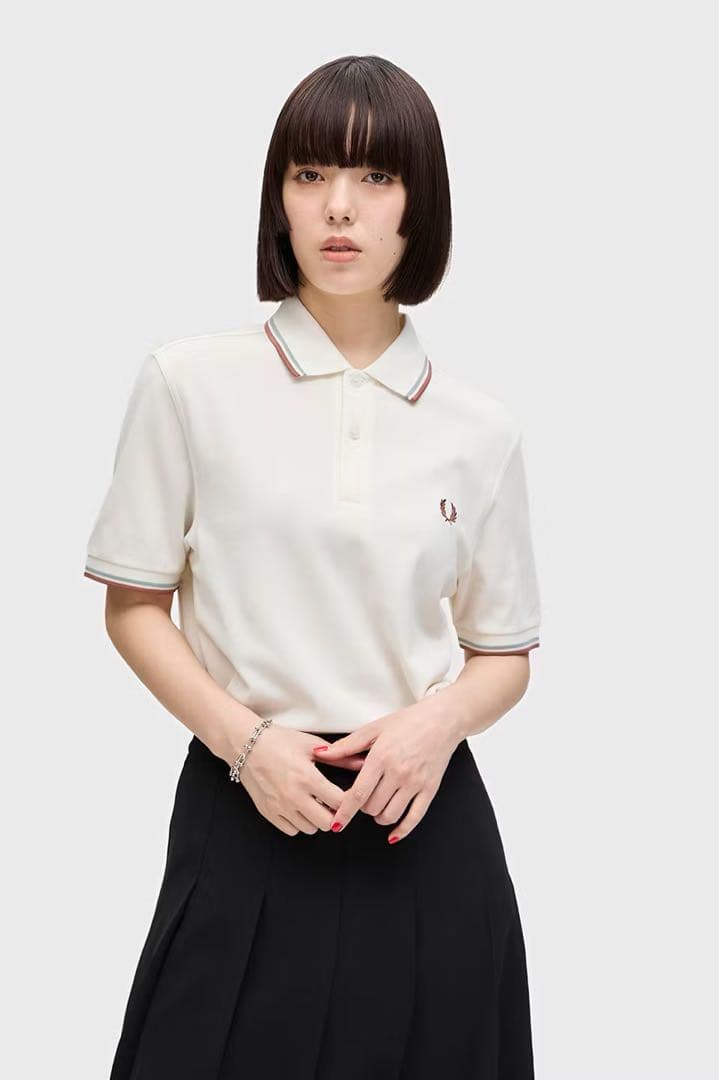 FRED PERRY M3600 白ポロシャツMサイズユニセックス