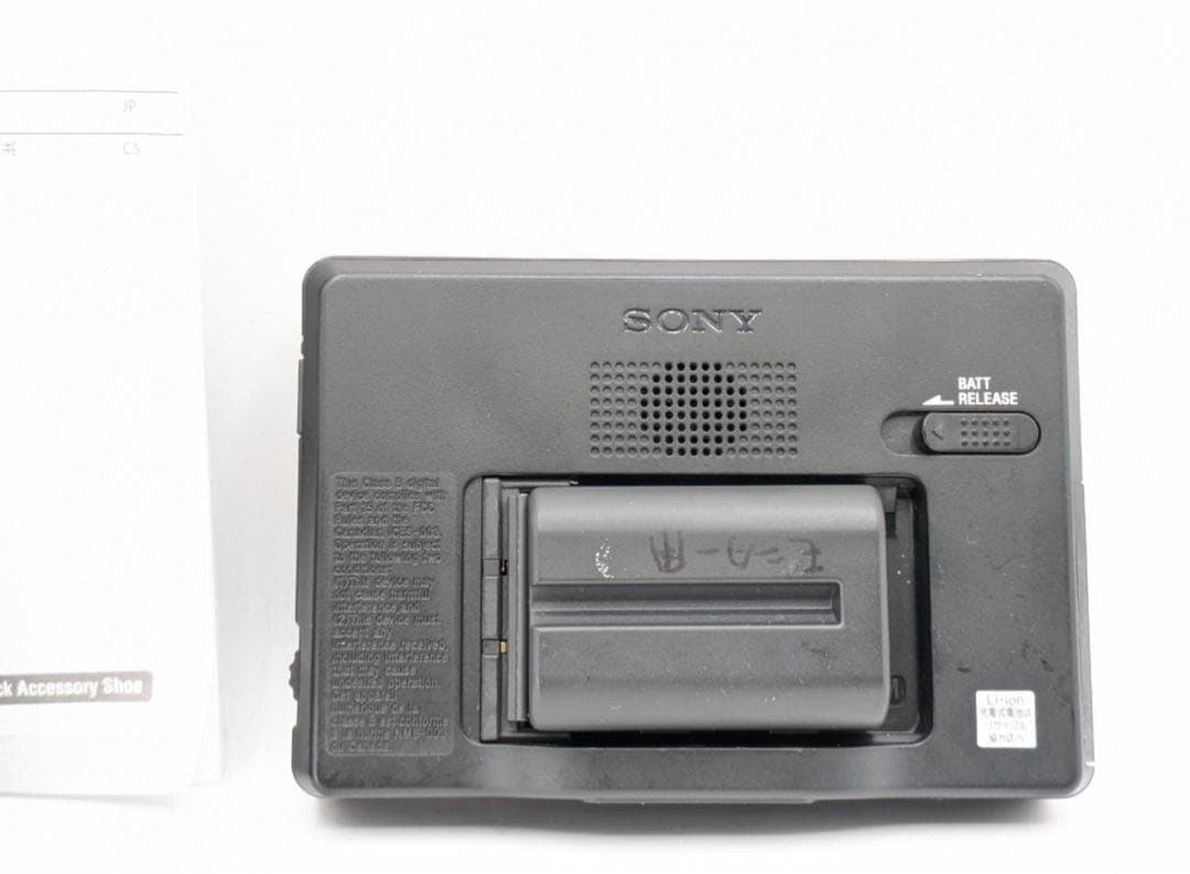 SONY LCDモニター バッテリーチャージャー付き