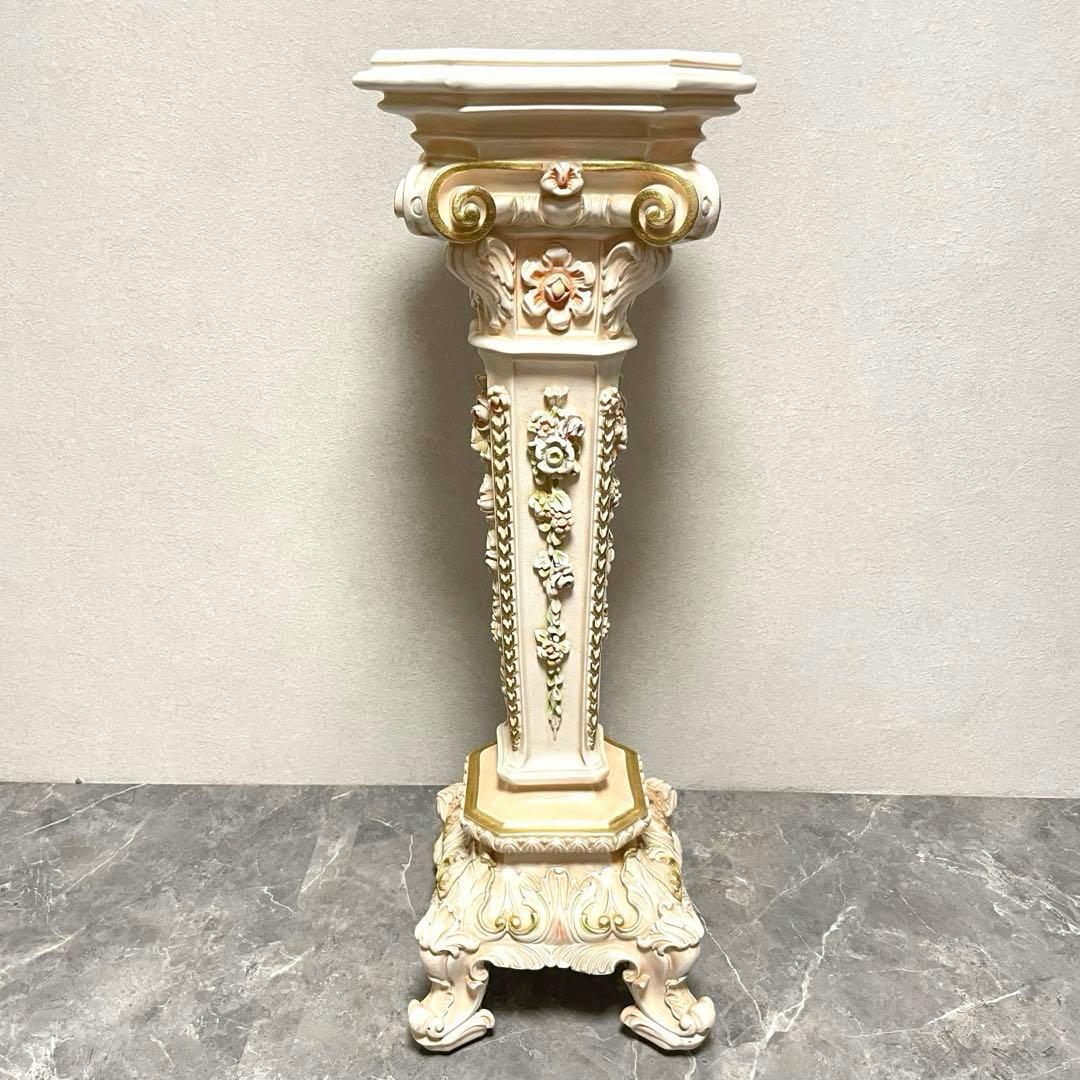イタリア　ロココ調　SILIK(シリック)　フラワースタンド　花台　飾り台
