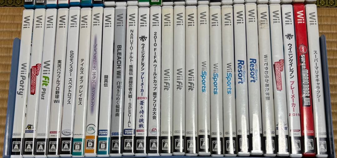 【1本100円以下!!】Wii・Wii Uソフト90本まとめ売り