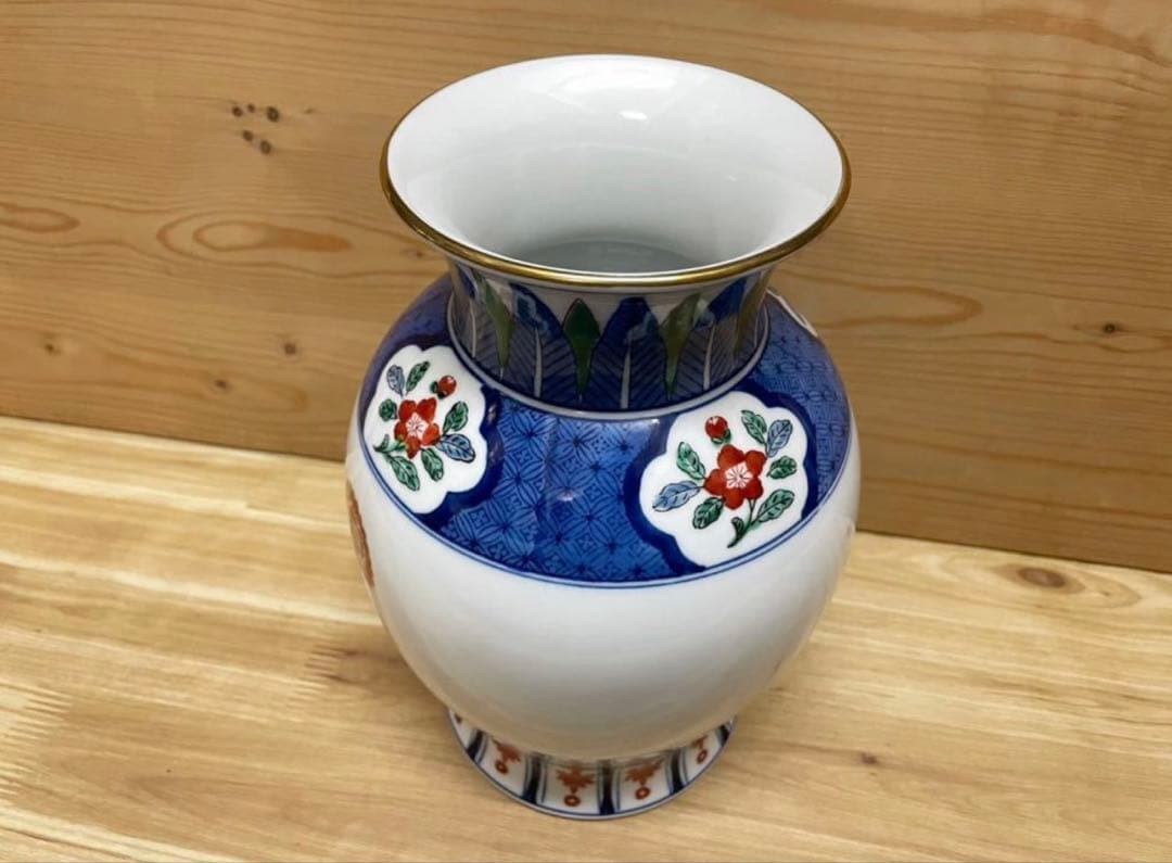 未使用/特価品❕有田焼/染錦/哲山/花瓶/1点 花器/花入/壷