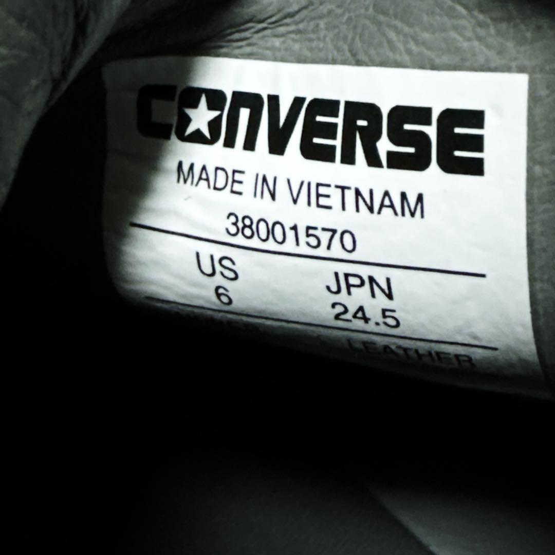 新品 本革 コンバース オールスター クップ エペ WR サイドゴアブーツ 黒