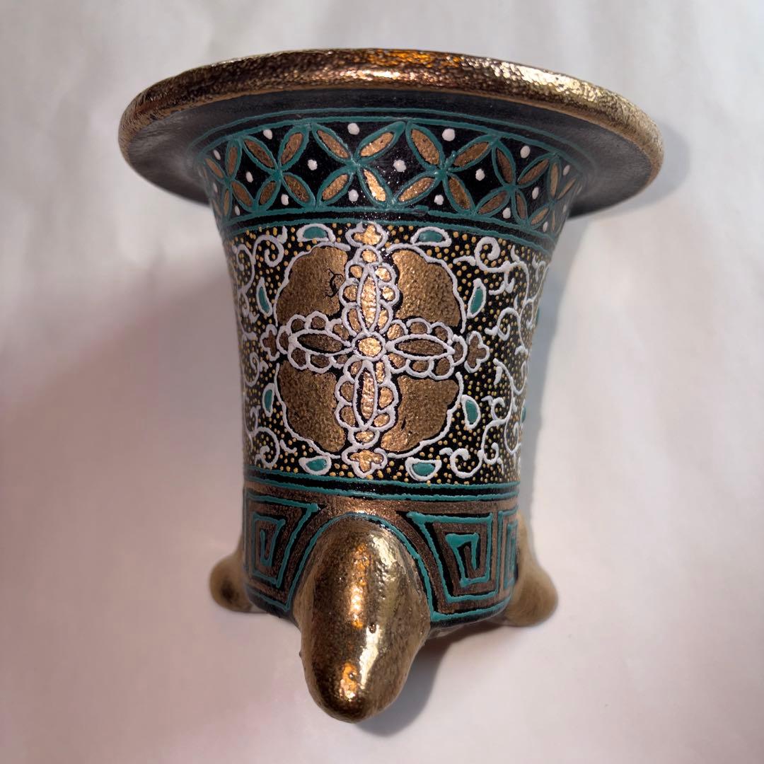 京楽焼 オモト鉢