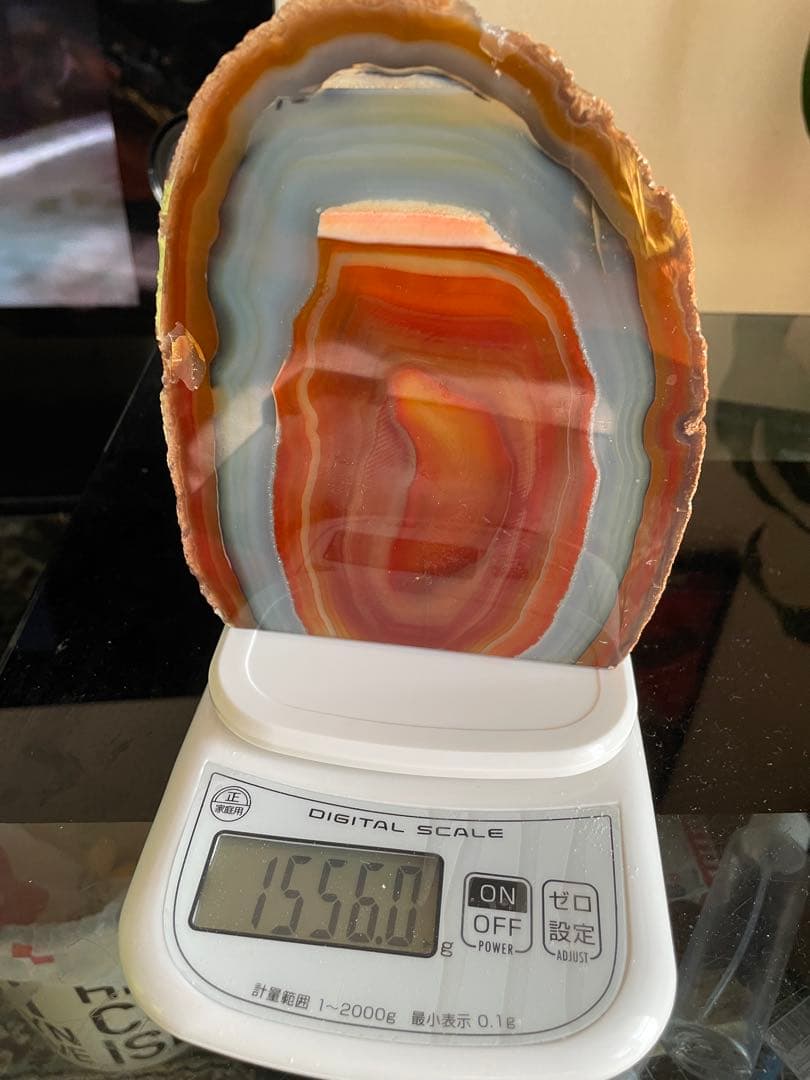 瑪瑙メノウ 原石置物