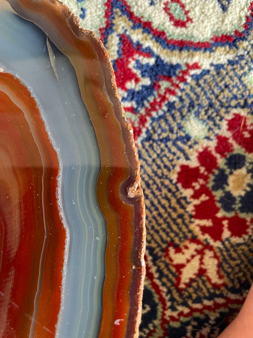 瑪瑙メノウ 原石置物