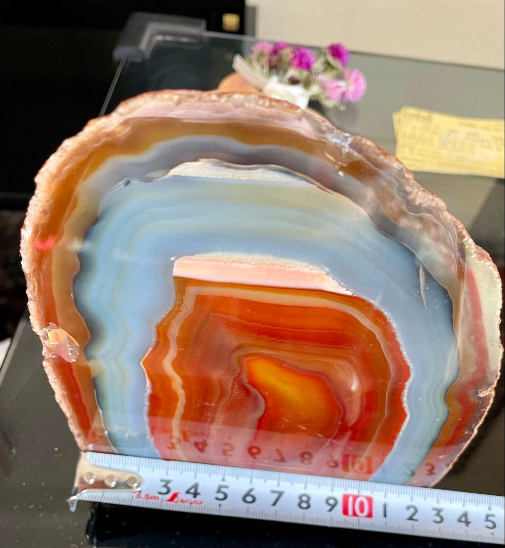 瑪瑙メノウ 原石置物