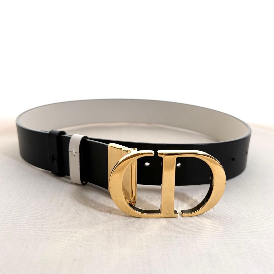 【美品】✨ DIOR ✨ 30Montaigne ロゴ リバーシブル レザー