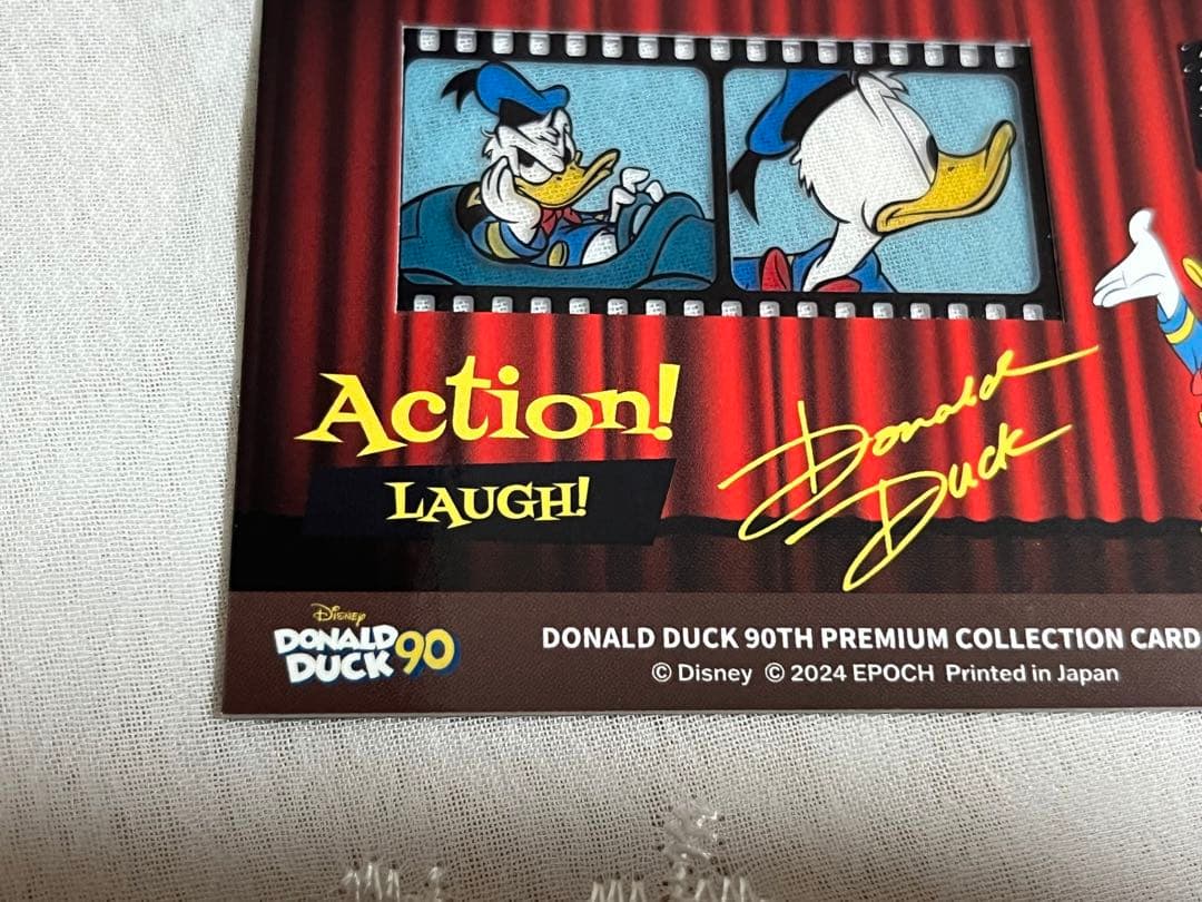 ドナルドダック 90周年プレミアムコレクションカード　エポック社　フィルム