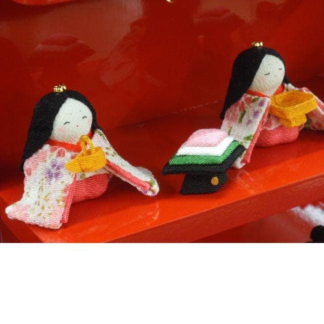 即納！限定値下げ♪●高さ４８ 新品♪ちりめんひな人形 10人揃い 京都龍虎堂●