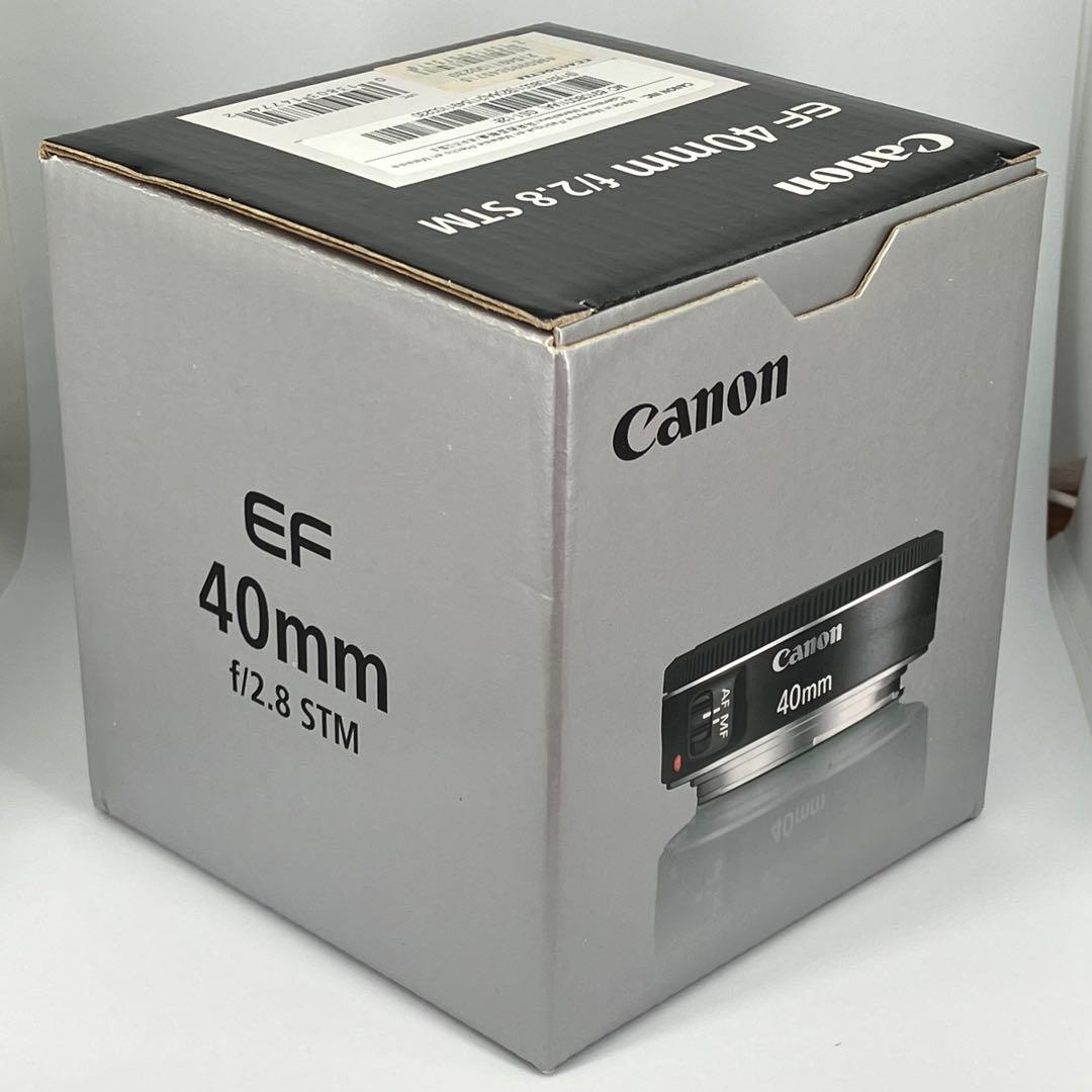 【美品・純正レンズフード付き】Canon EF40mm F2.8 STM