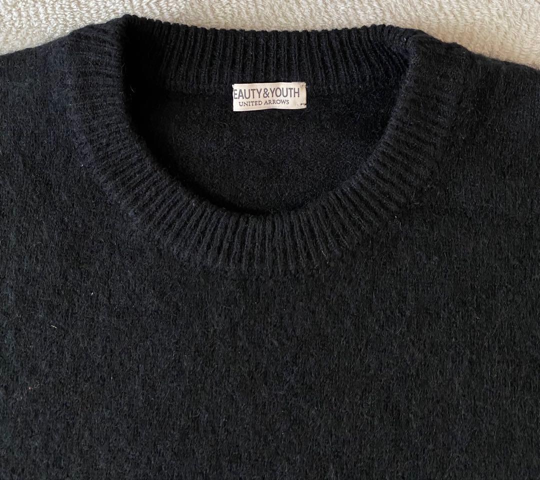 ビューティアンドユース ユナイテッドアローズ　ヤク クルーネック ニット L
