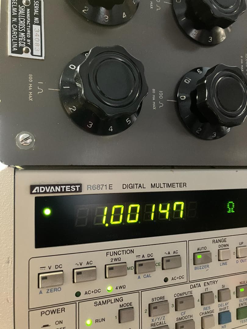 ADVANTEST R6871E 6.5桁 DMM