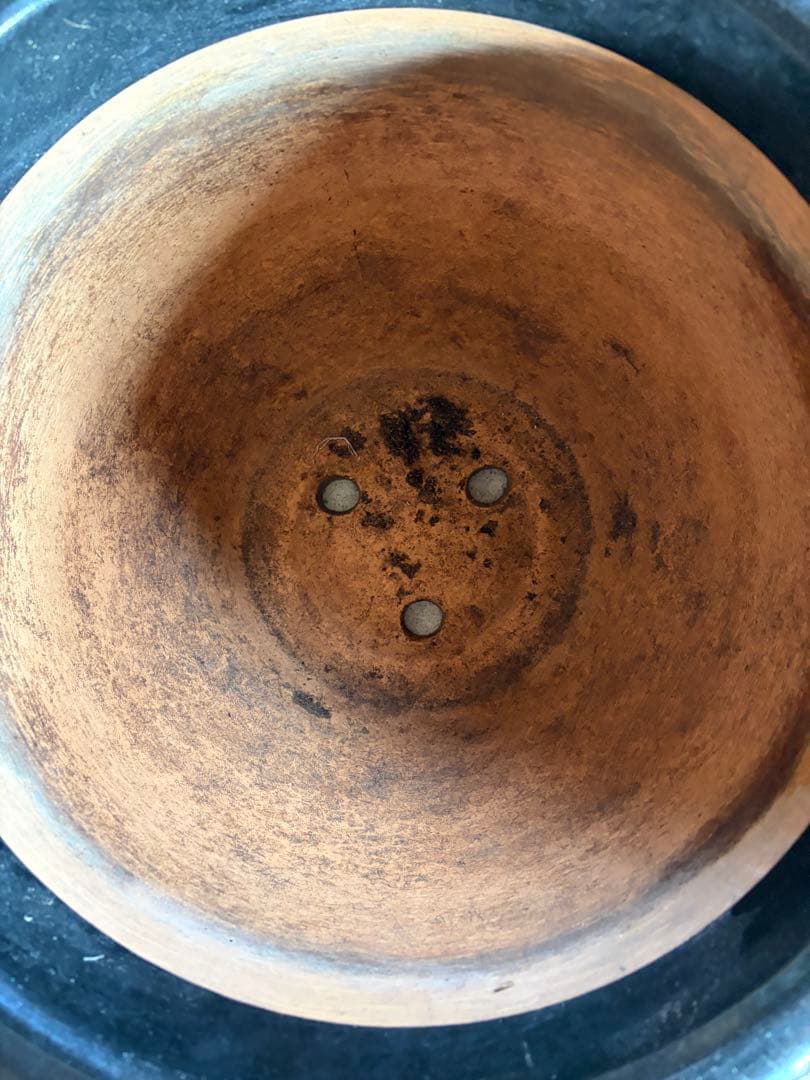 植木鉢 信楽焼 ガーデニング 特大 大鉢 18号 陶器製 2個セット 引取歓迎