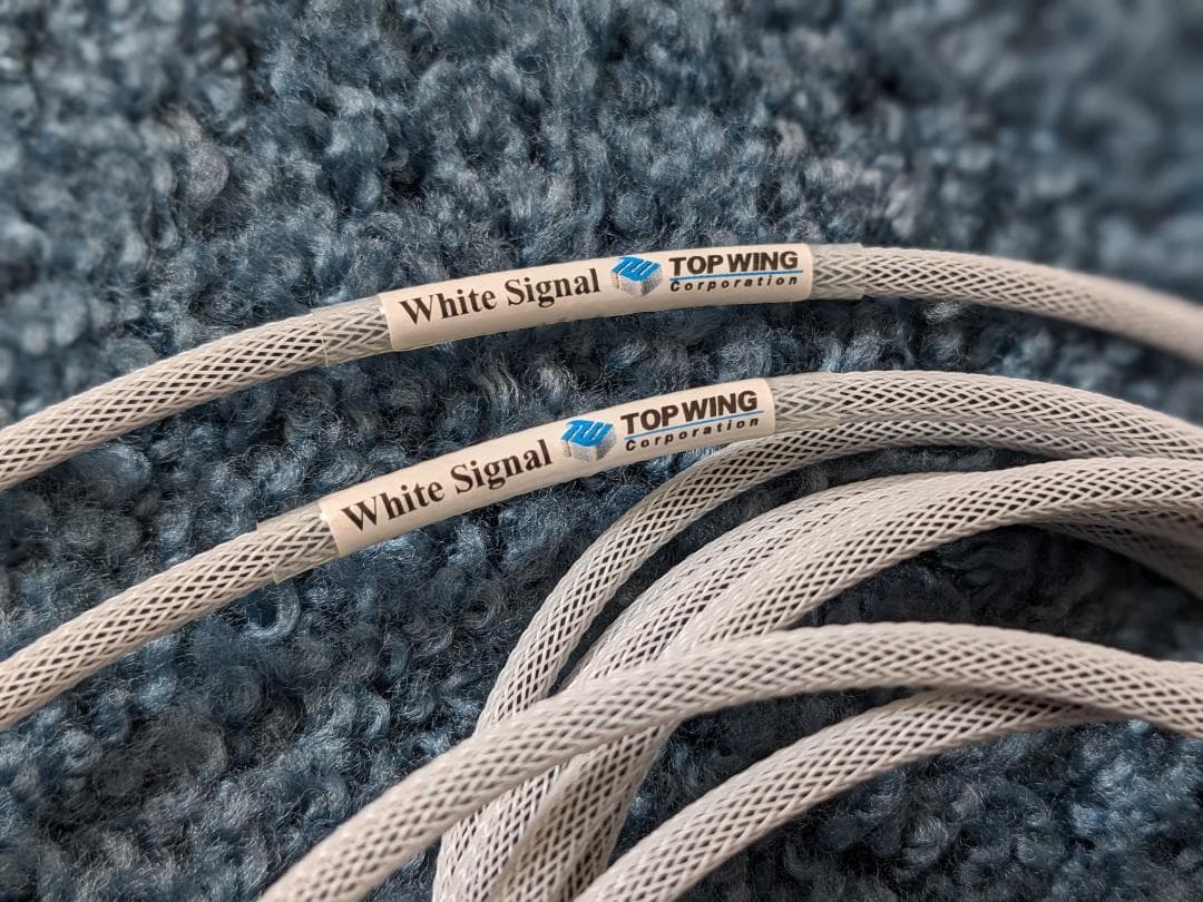 極美品 トップウイング White Signal XLR ケーブル 1.5mペア