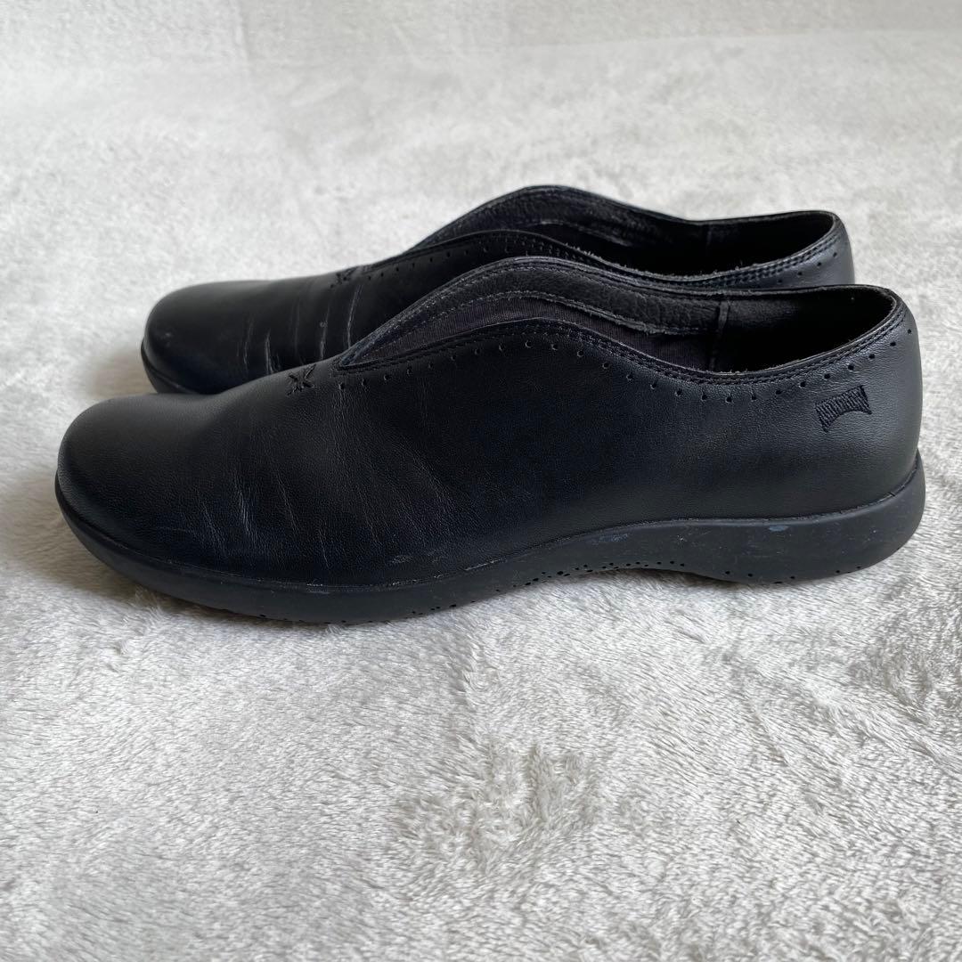 【美品✨】Camper スパイラルコメット　フラットシューズ　レザー　23cm