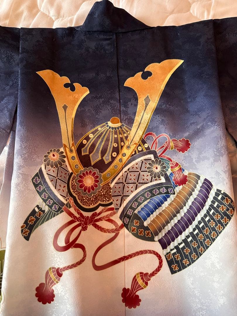 【五歳　七五三用着物12点フルセット】※肩上げ済