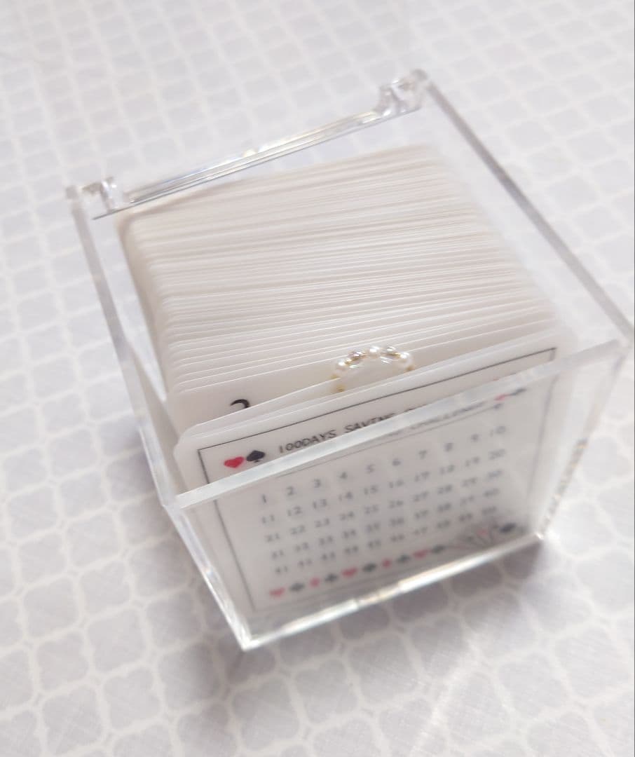 Kanae　100DaysSavingBox　トランプデザイン