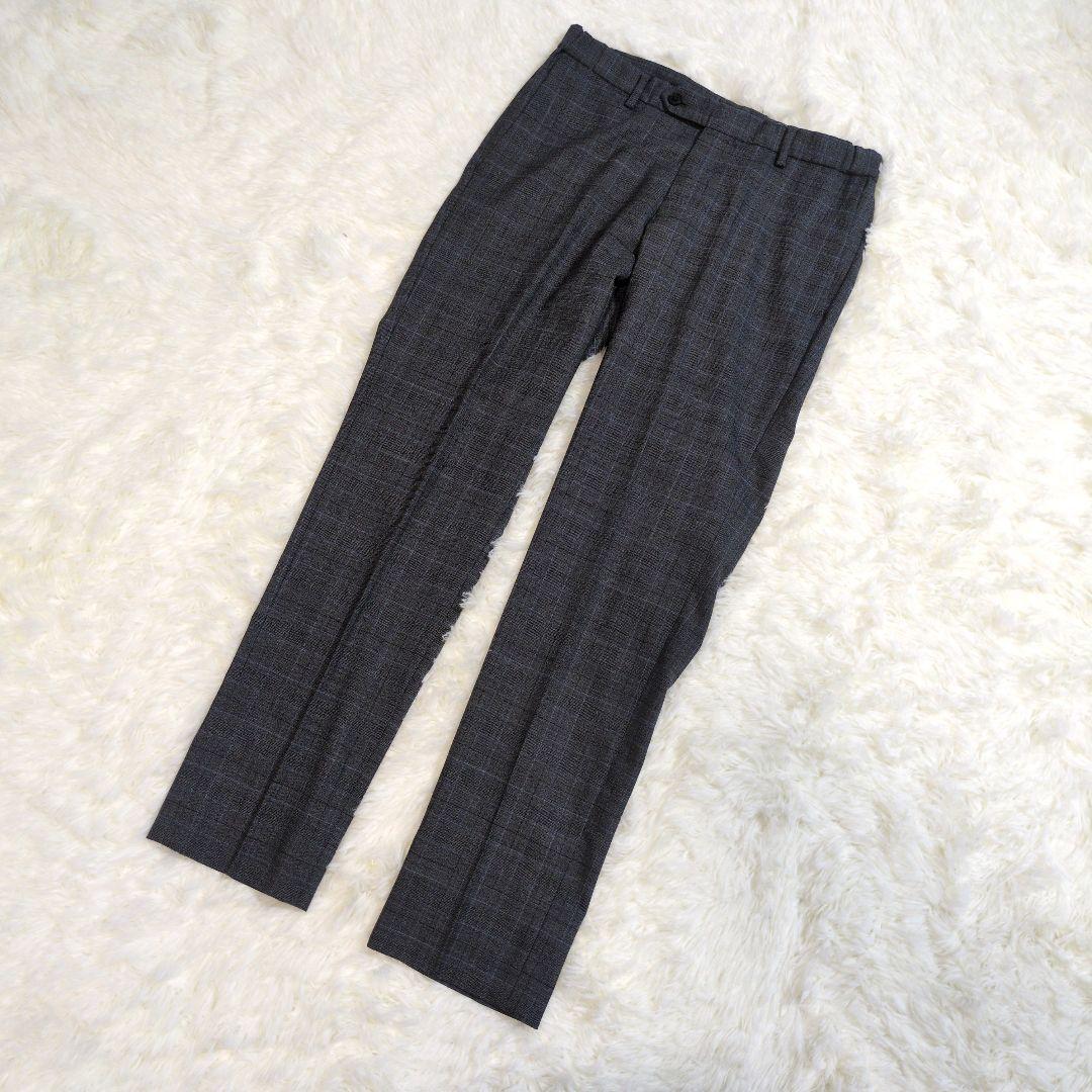 ユナイテッドアローズ　セットアップ　ゴム　ストレッチ　ウォッシュブル　チェック