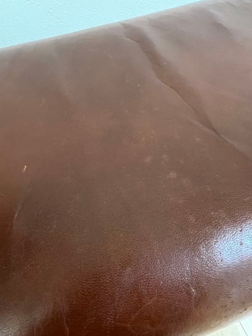 ブラウンレザー　スツール