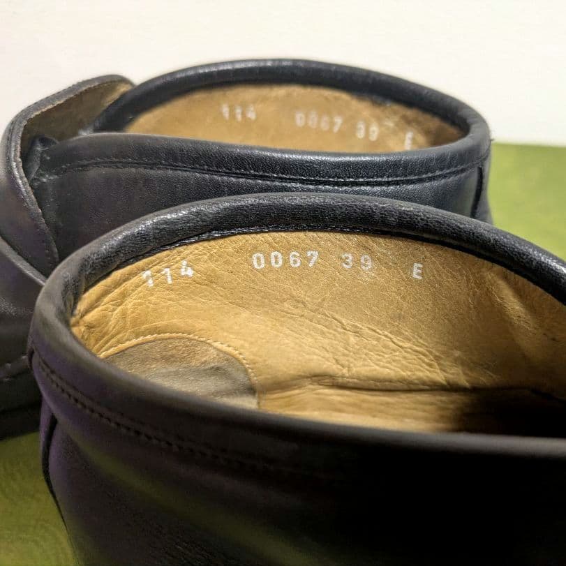 美品　GUCCI　ホースビットローファー　アンクルブーツ　ヴィンテージ　黒　39