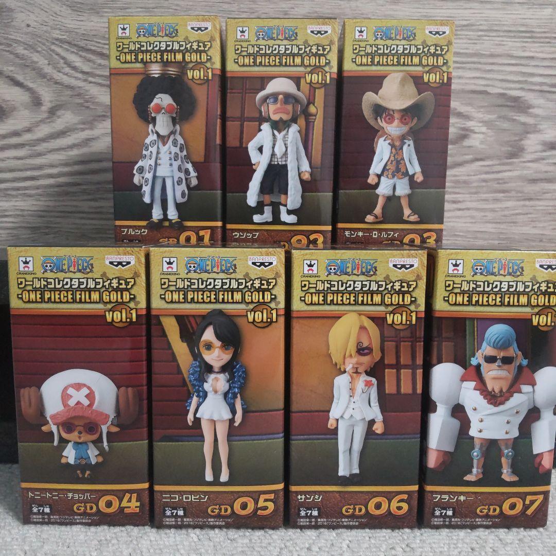 【希少】【レア】ワンピース ゴールド ワーコレ フィギュア 35体セット＋オマケ