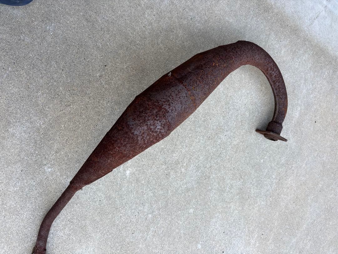 Dog Fight マフラー 錆あり　ns1 チャンバー