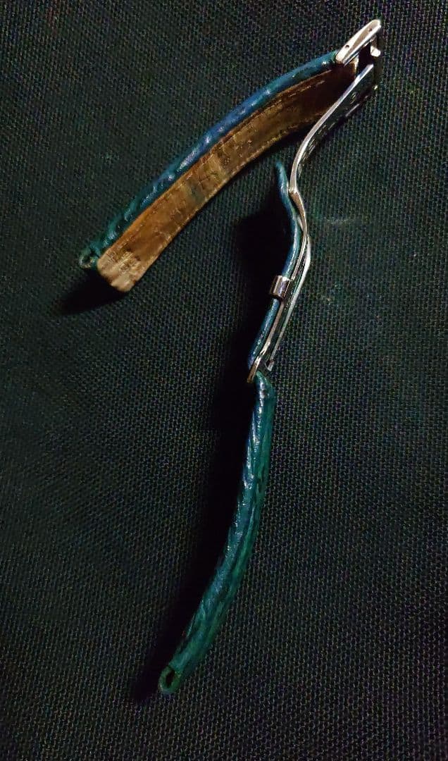 【希少カラー】ブライトリング クロノマット 純正レザーベルト＆バックル グリーン