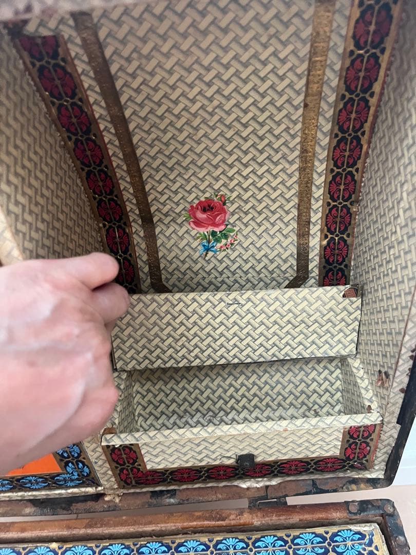 アンティークドール トランク