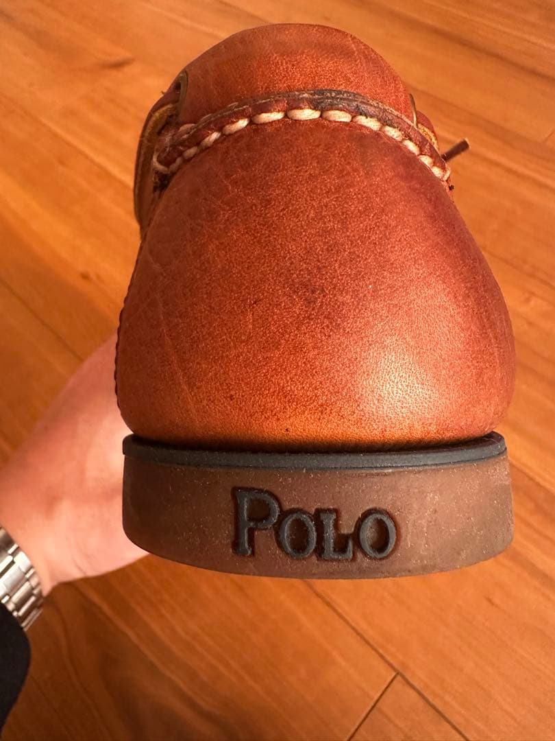 ポロラルフローレン レザーシューズ　レザーデッキシューズ　us11 29cm