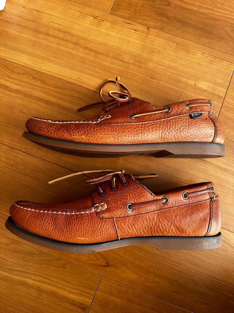 ポロラルフローレン レザーシューズ　レザーデッキシューズ　us11 29cm