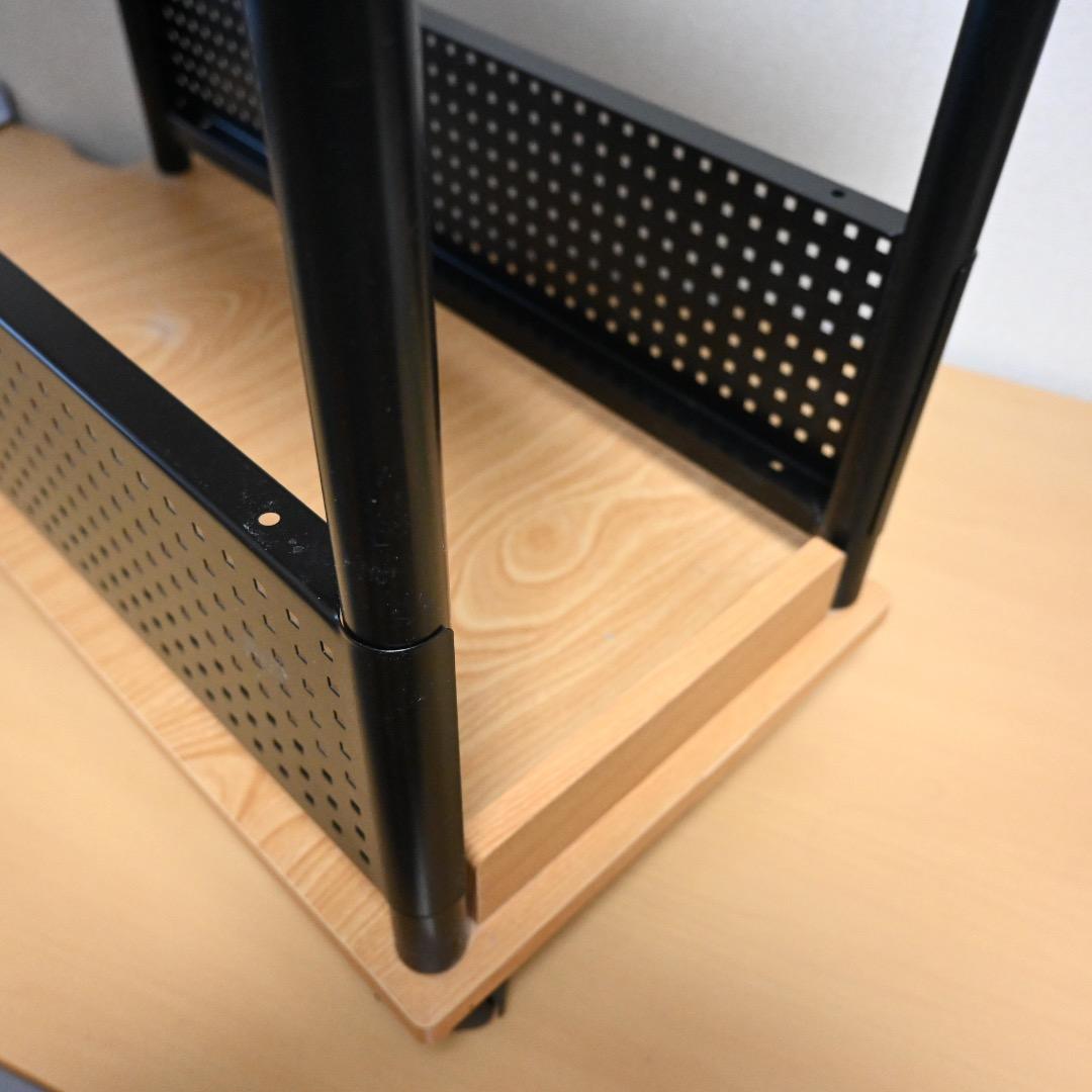 Bauhutte(バウヒュッテ)昇降式L字デスク　スタンダード　木目