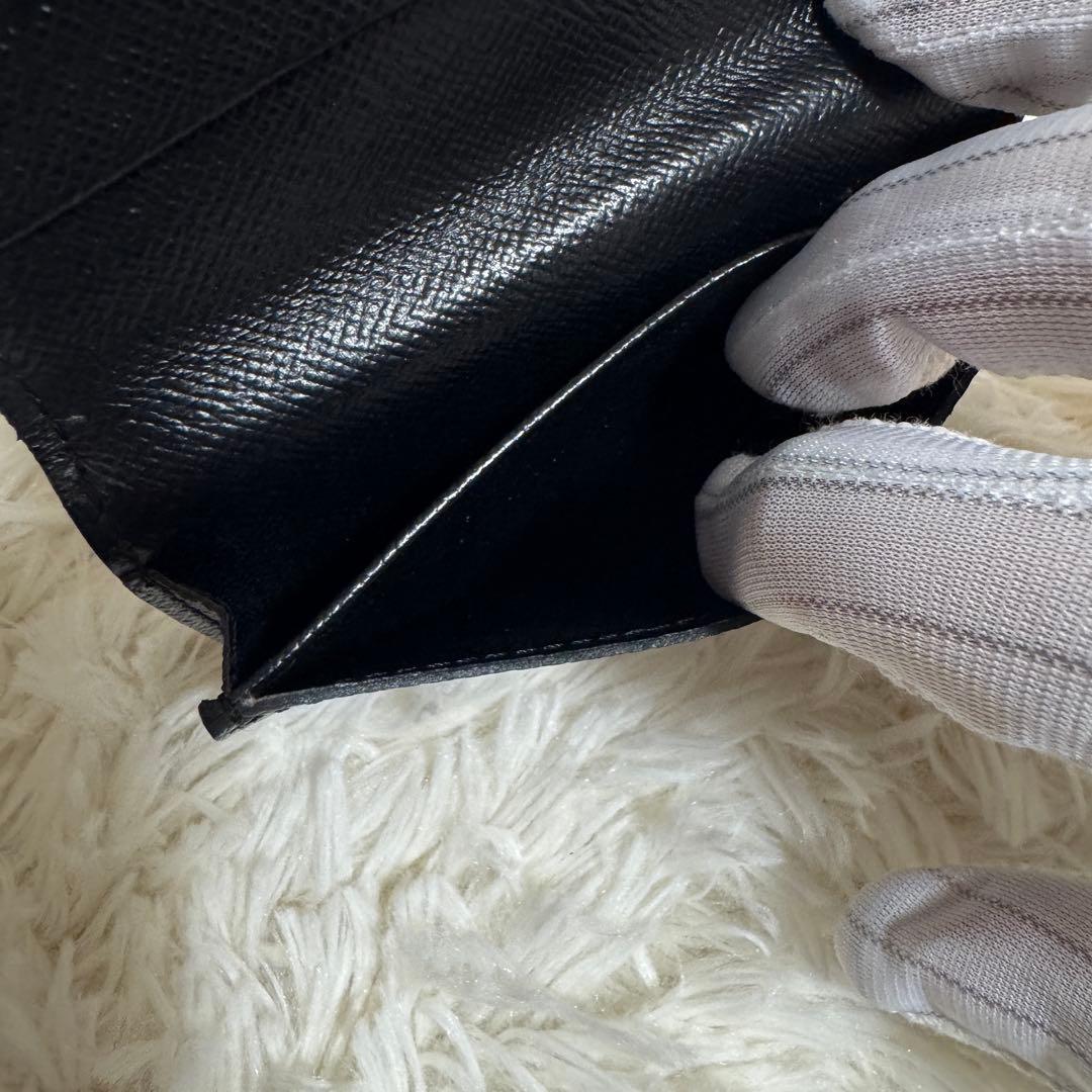 【極美品】ルイヴィトン アンヴェロップ・カルト ドゥ ヴィジット タイガ 黒