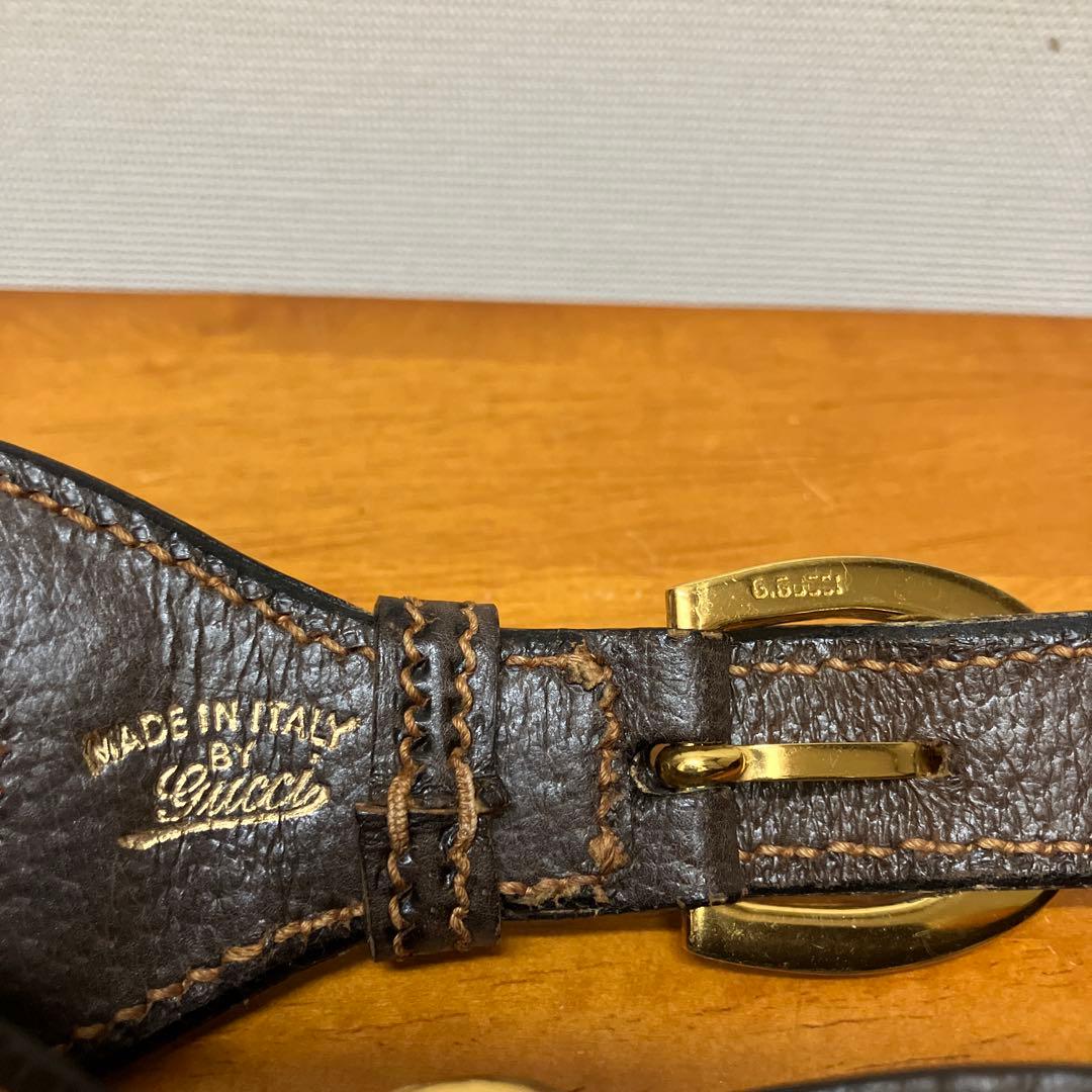 オールドグッチ　OLD GUCCI ベルト　レトロ　ヴィンテージ