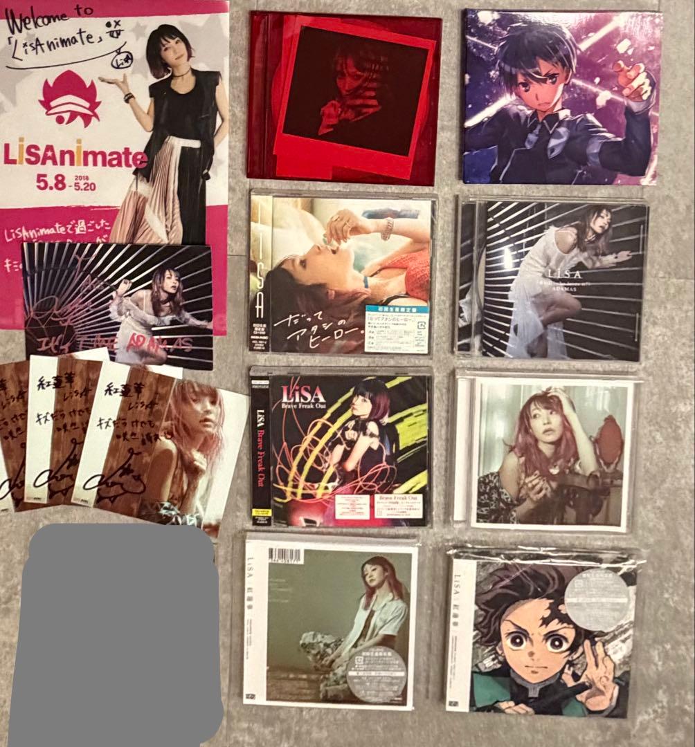 LiSA CD まとめ売り ビジュアルブック　ポストカード ADAMAS サイン