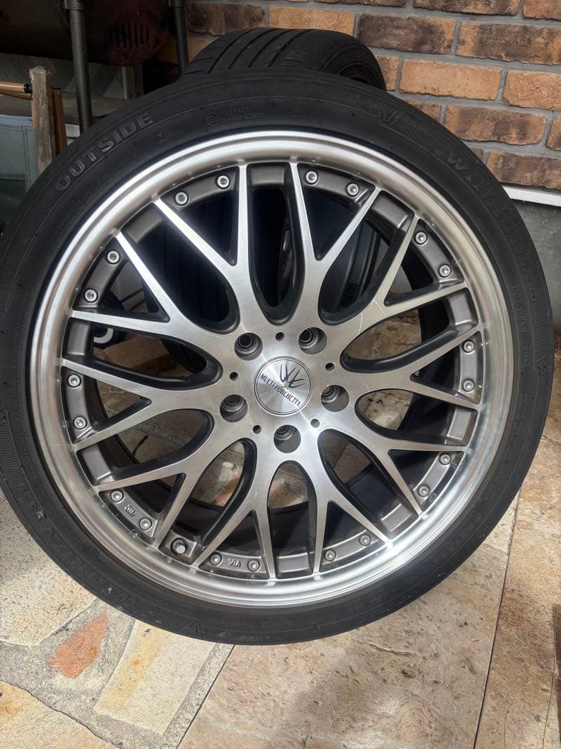 18インチ ロクサーニ、アルミホイールセット 多スポーク