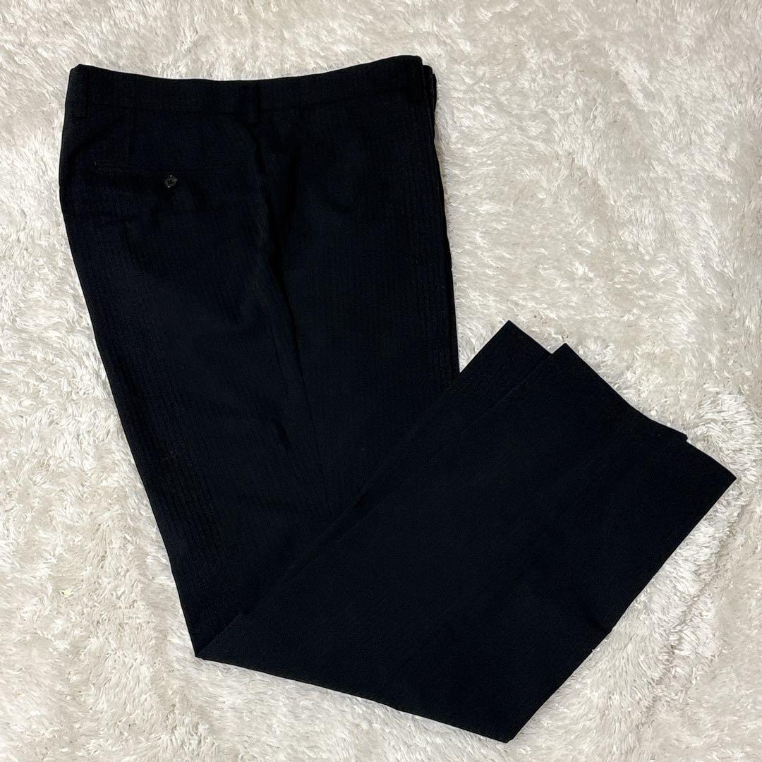 【美品】レミュー スリーピース スーツ セットアップ 洗える AB6 L 黒