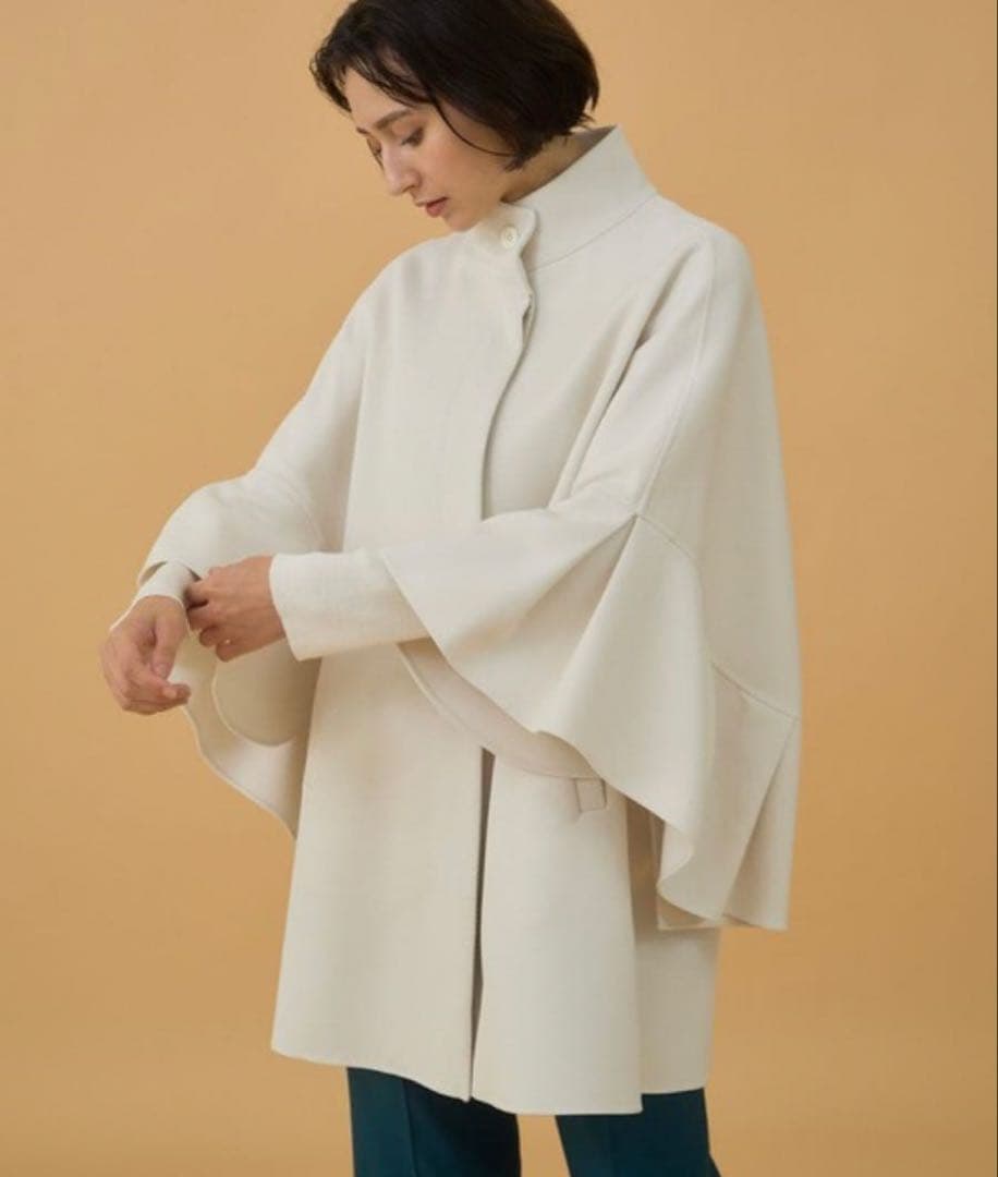 完売品⭐︎アナイ カルゼリバーケープ コート74800円 36 クリーニング済み