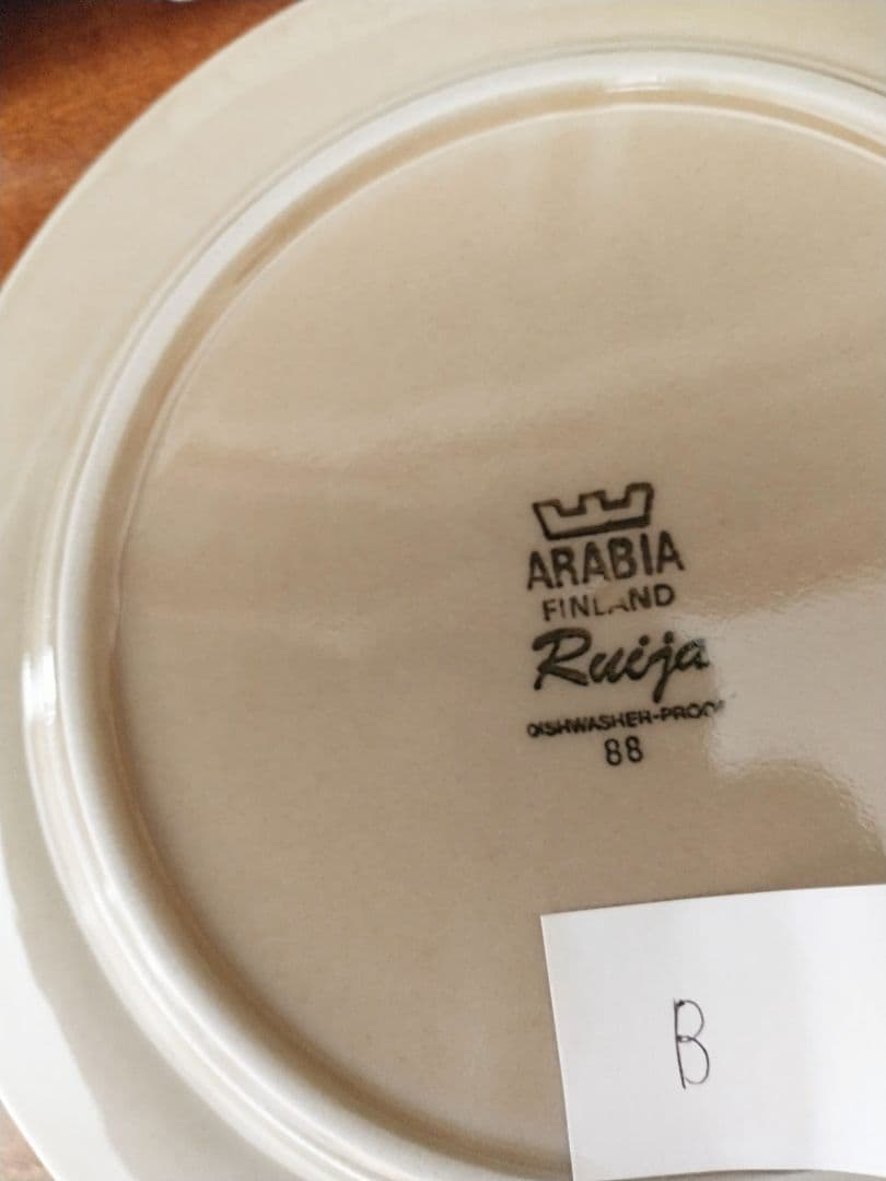 ARABIA/アラビア Ruija/ルイヤ 20cmプレートB