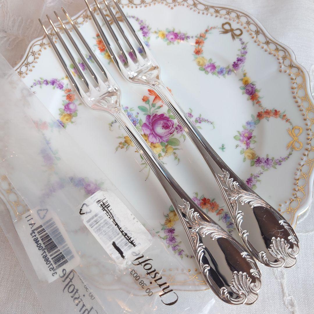 クリストフル　マルリー　フォーク　新品　未使用