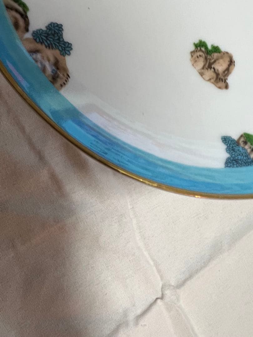 美品RAYNAUDレイノー ジャルダンセレステ プレート4枚セットF49