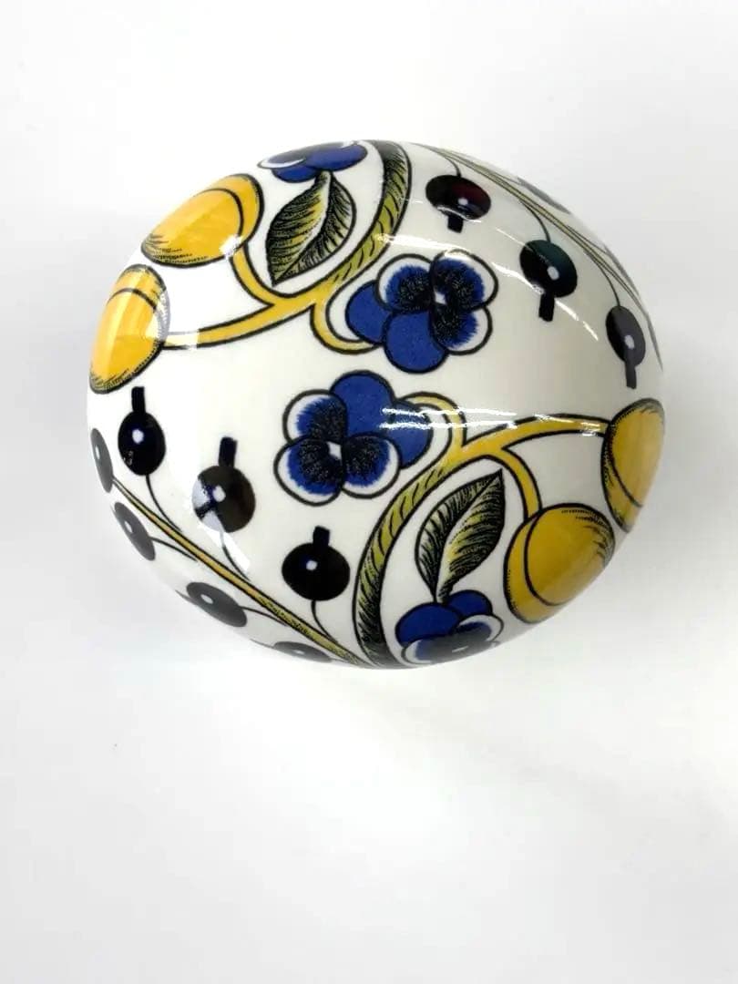 美品 ARABIA アラビア パラティッシ 蓋付きジャー キャニスター 北欧食器