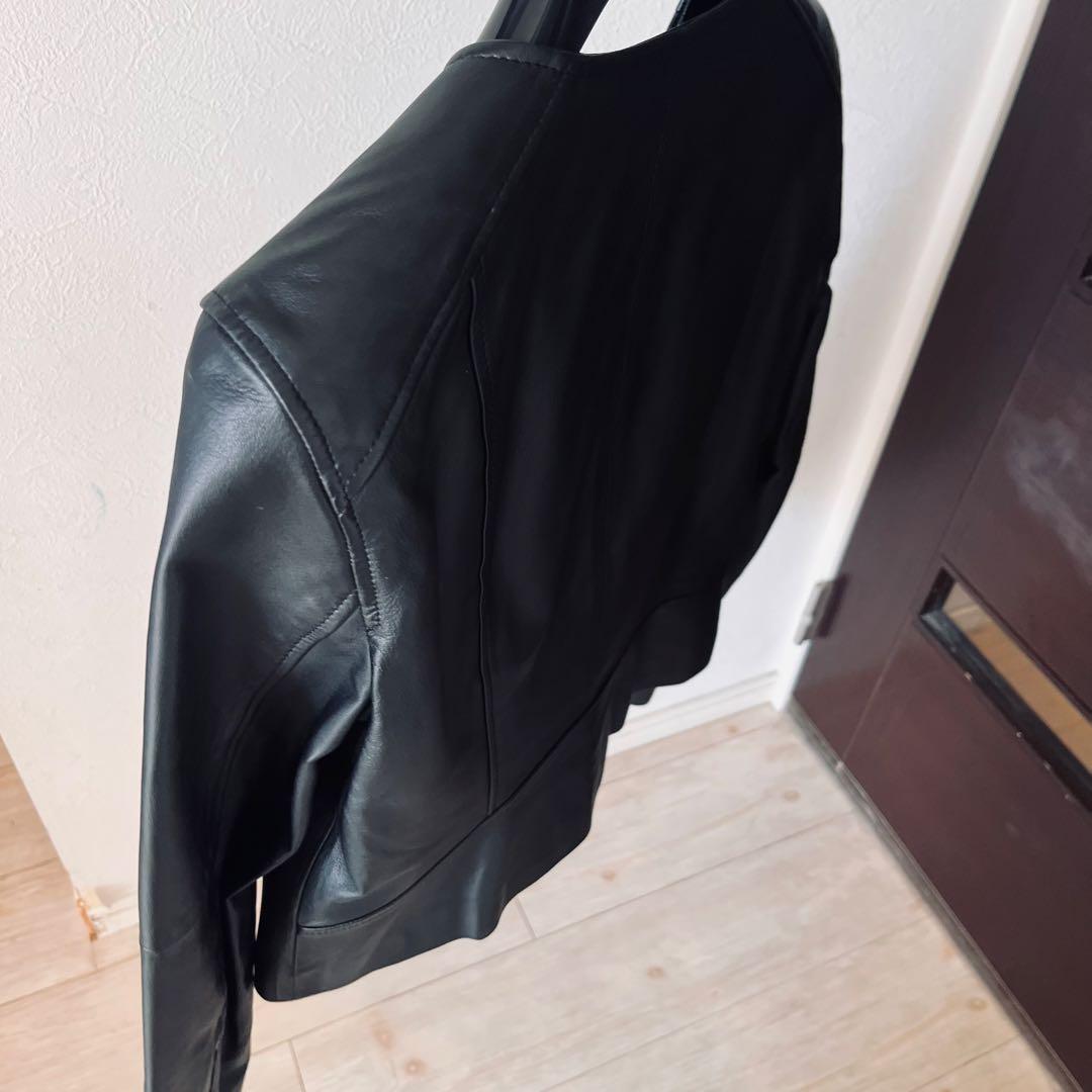 新品☆ ANAYI ラムレザーファスナー　ジャケット/セオリー、23区、ロペ