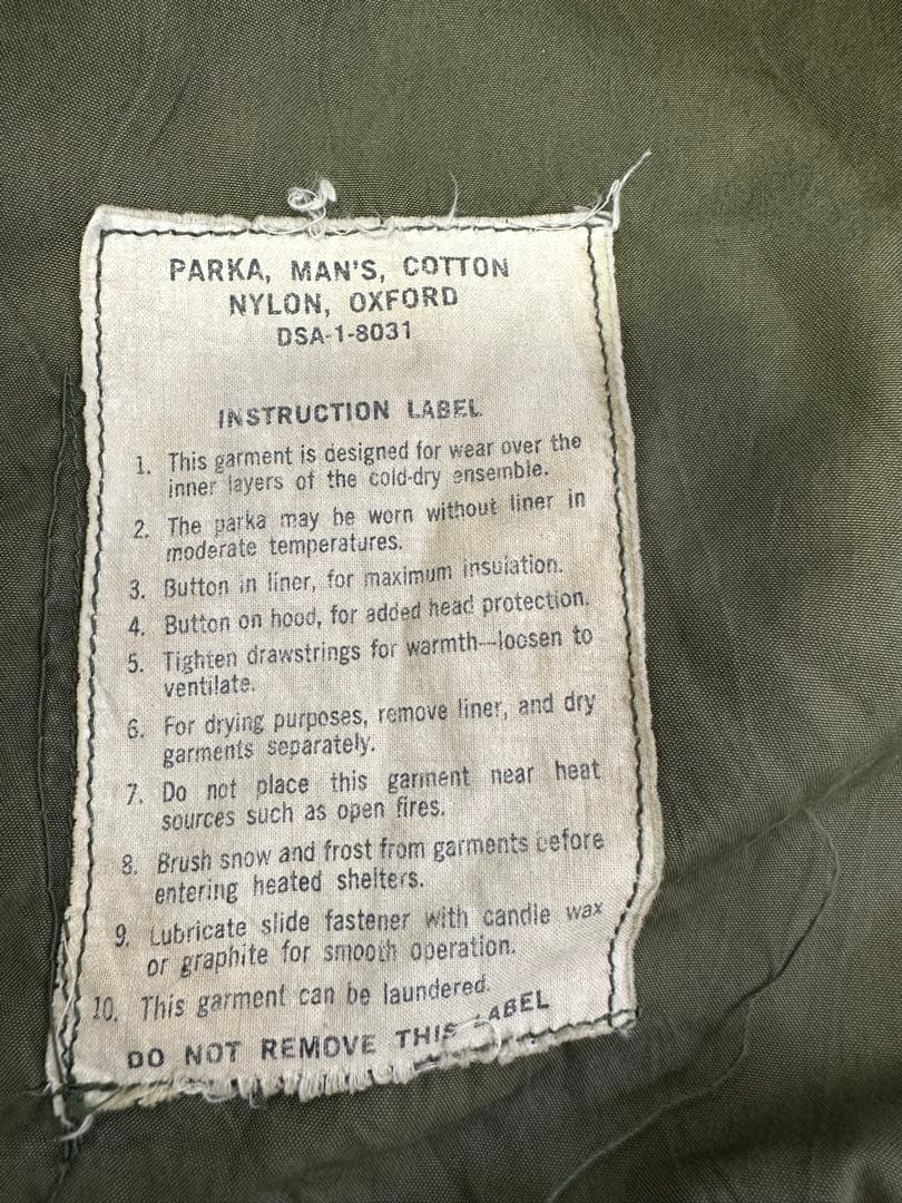 60s US ARMY M51 モッズコート　フィッシュテール