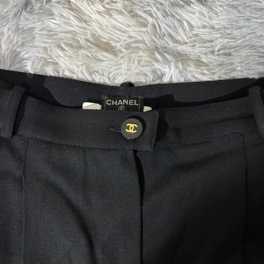 [大人気]　シャネル　ＣＨＡＮＥＬ　ボトム　ココマーク　ウール　ブラック