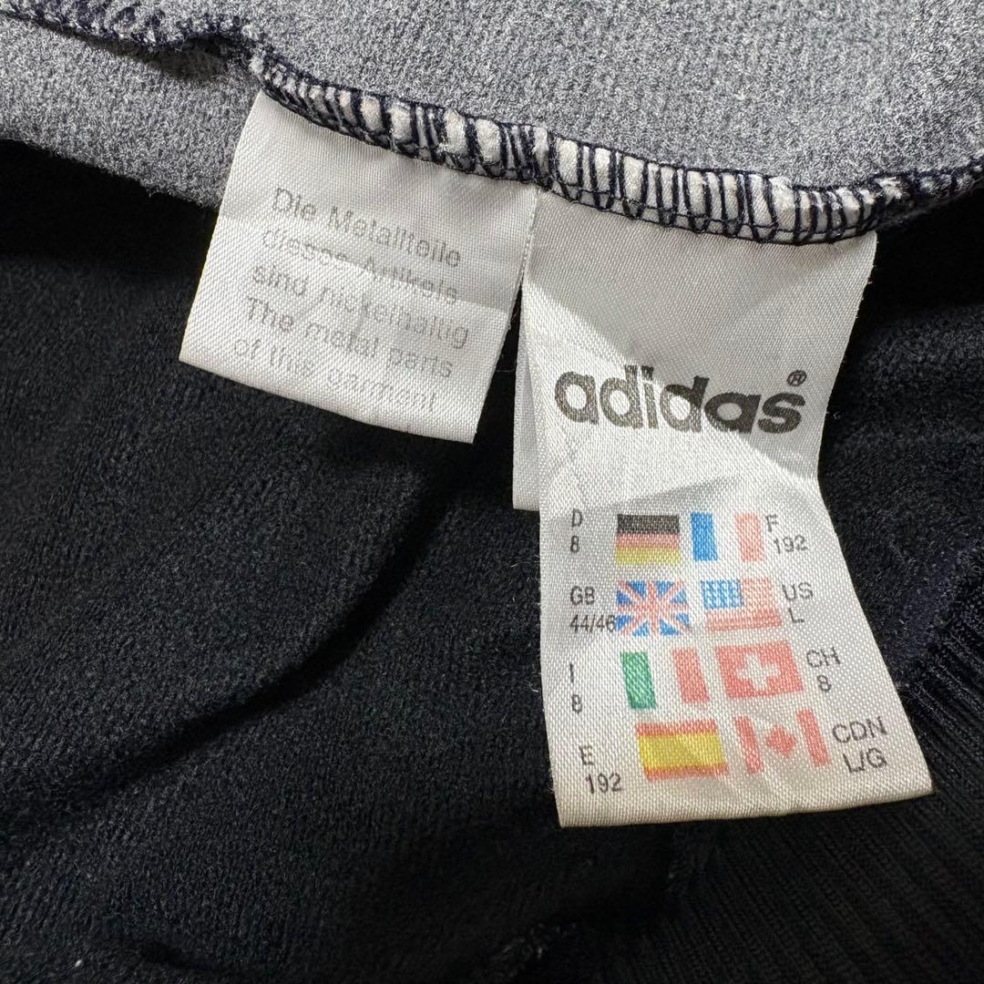 希少デザイン　90s old adidas トラックジャケット刺繍　ヴィンテージ